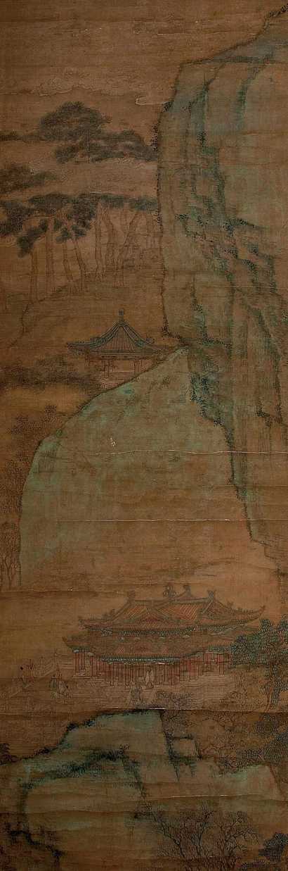 佚名 仙山楼阁 立轴